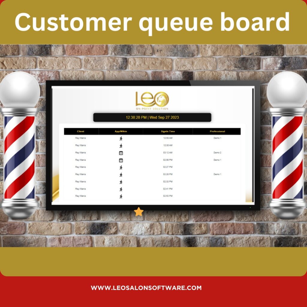 Leo Customer Queue Board